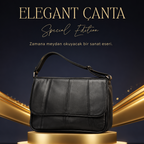 Buka Leather Roma deri çanta - Siyah