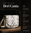 Buka Leather Lucca deri çanta - Yılan Deseni